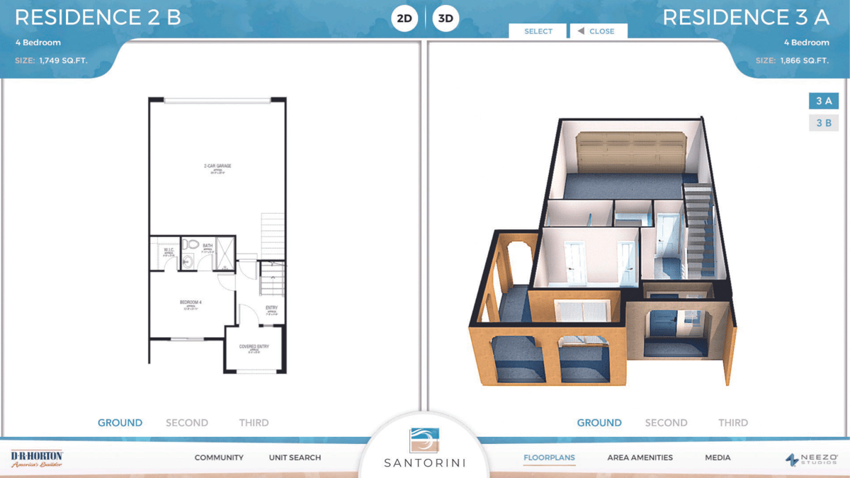 LiveSite® 2D/3D Floor Plan