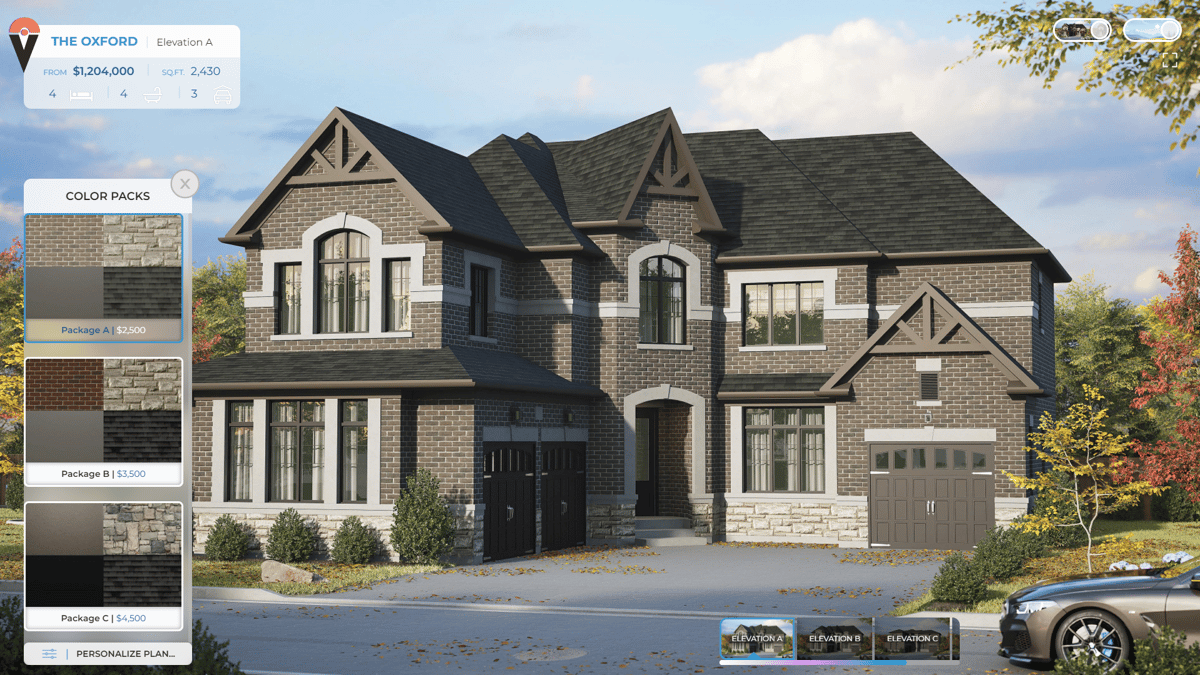 LiveSite® Tours Exterior Configurator